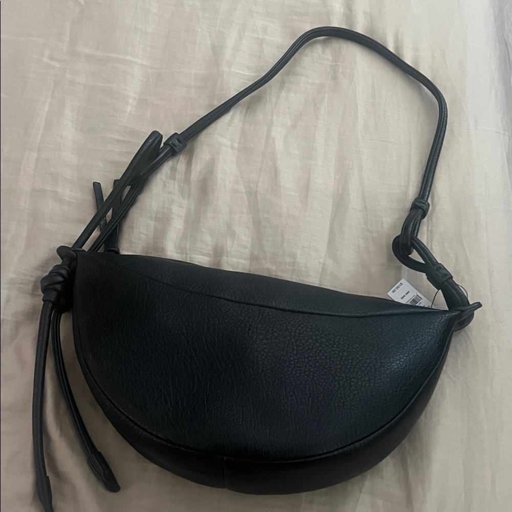 Banana Republic Black Leather Shoulder Bag